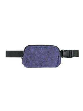 NIP | Midnight Marble Dual Zipper Performance Crossbody Belt Bag 3 Mesh Slots